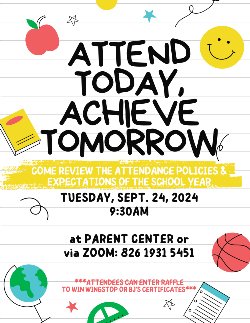 Attendance meeting flyer